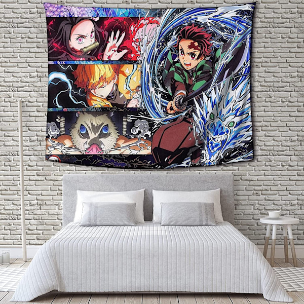 Demon Slayer Gobeläng Heminredning Vardagsrum 150x130 cm