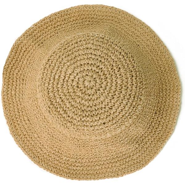 Solhat til kvinder med bred skygge, sommerstrandhat til kvinder, foldbar, ZQKLA