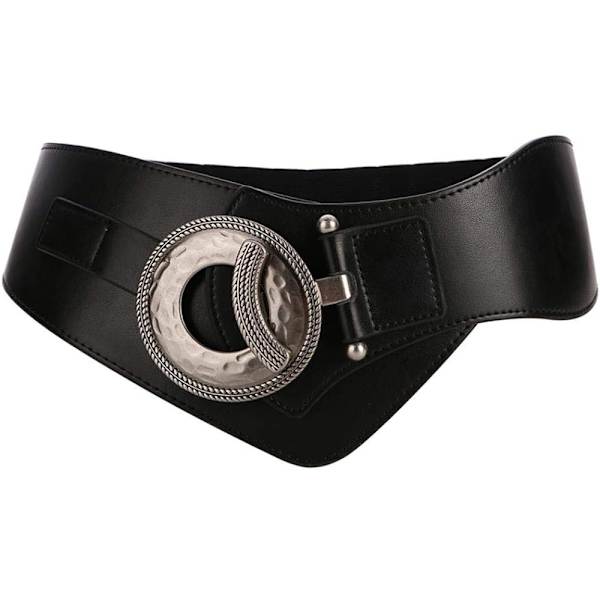 Dambälte stretchbälte elastiskt bälte dambälte 6 cm brett, ZQKLA