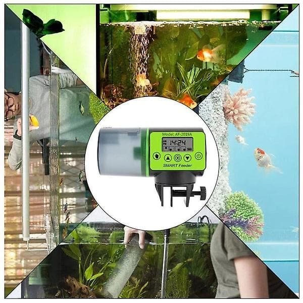 U&s Automatisk fiskefoder, fugtsikker elektrisk bil fiskefoder