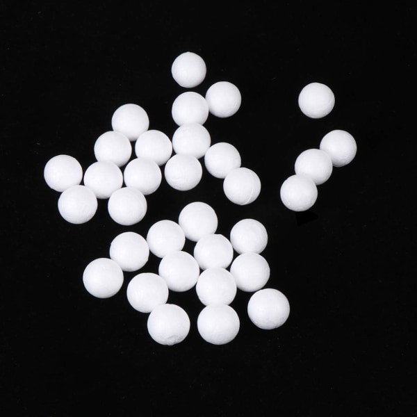100 Stykker Hvite Styrofoamkuler DIY Styrofoamkuler for Kunst, ZQKLA