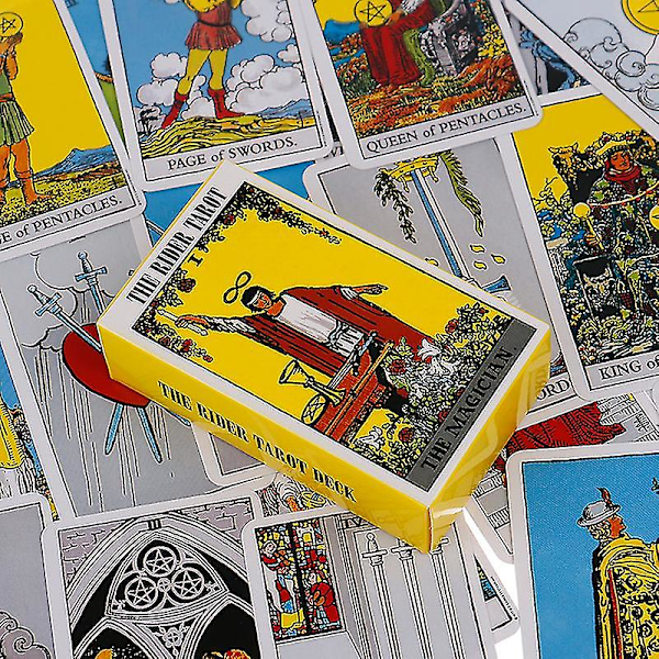 Rider Waite Tarot-kort engelska brädspel spådom resonemang flerspelarspel - Sfygv