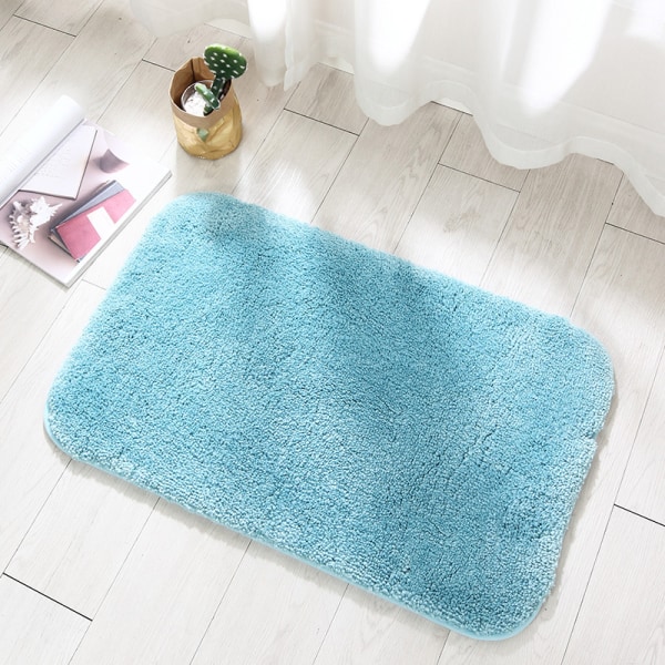Mikrofiber Badmatte (24x36 Tommer, Himmelblå) Myk og Lusket, ZQKLA