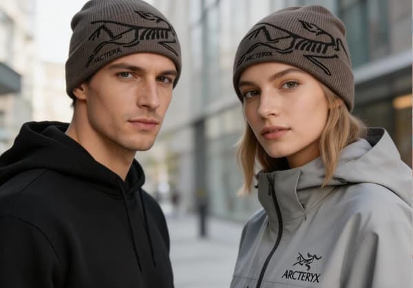 Arc'teryx Bird Head Toque Mössa Olivgrön Merinoull Stickad Vintermössa Unisex A brown