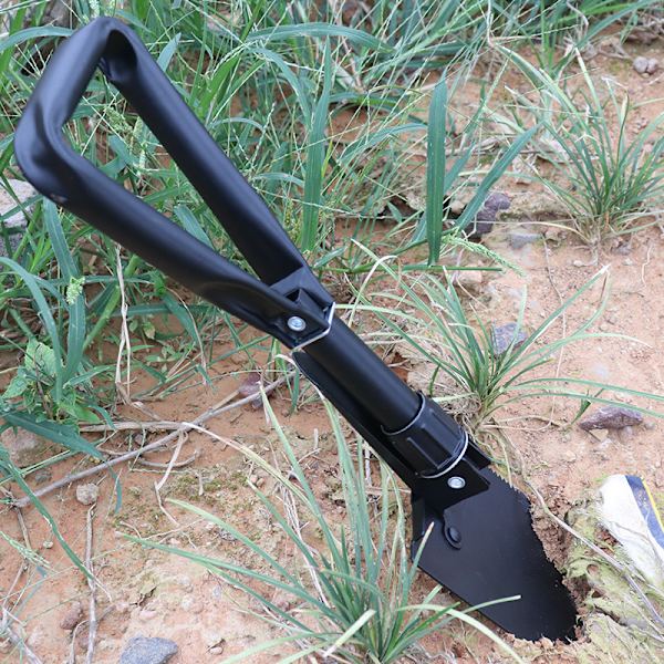 Militär Multifunktionsspade Metall Hopfällbar Hacka, Mini Su,ZQKLA
