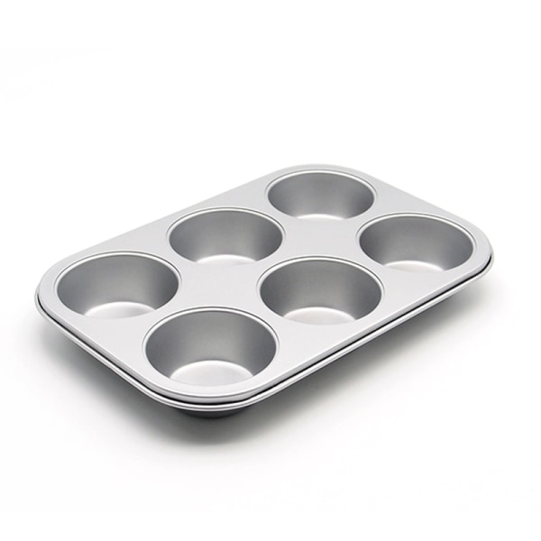 Oppskrift Høyre Non-Stick 6 kopper Jumbo Muffins Pan, 2 teller (Pack, ZQKLA