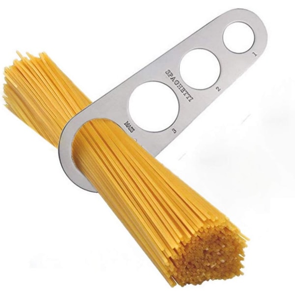 Spaghettimått, rostfritt stål Pasta Nudel Portion Meas, ZQKLA