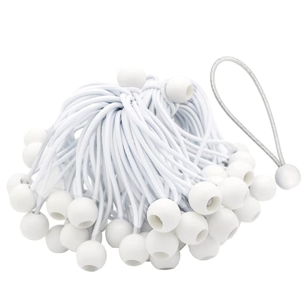 50 stk. elastiske reb med kugler, elastiske stropper med ela