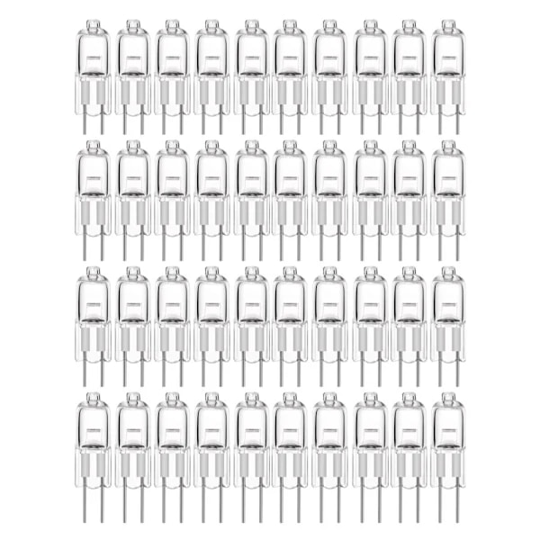 20-pak G4 halogenpærer 10W 12V - Varm hvid