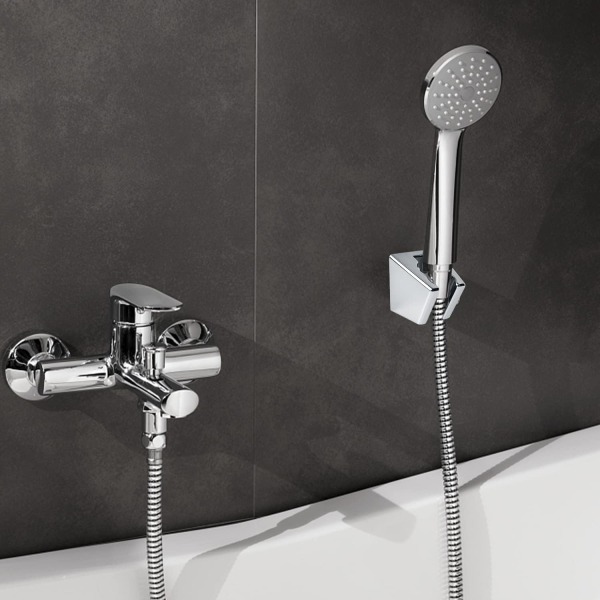 Universell Duschhållare, Silver Krom Handhållen Duschhållare, ZQKLA