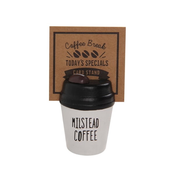 4 kreativa minimalistiska kaffekoppsmeddelanden visitkort, ZQKLA