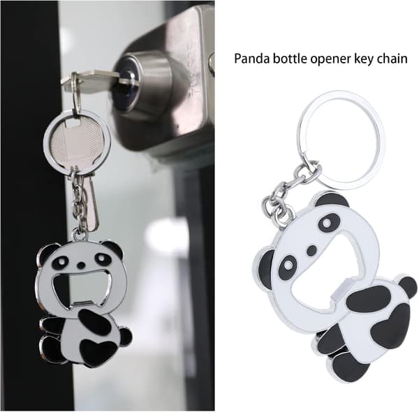2 kpl Avaimenperä Pullonavaaja Panda Pullonavaaja Avaimenperä Mul, ZQKLA