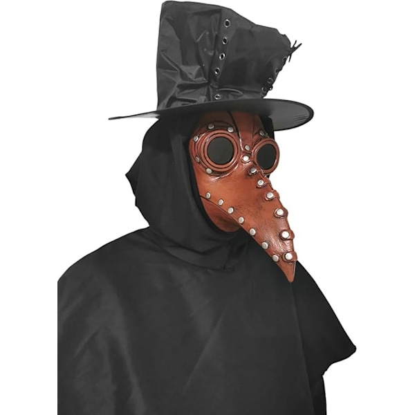 Halloween-maske for pestedoktor til Halloween-fest, steampunk-fugl