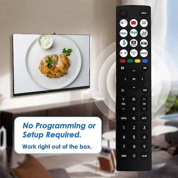 Erstatnings ERF2R36H Fjernbetjening til HISENSE TV