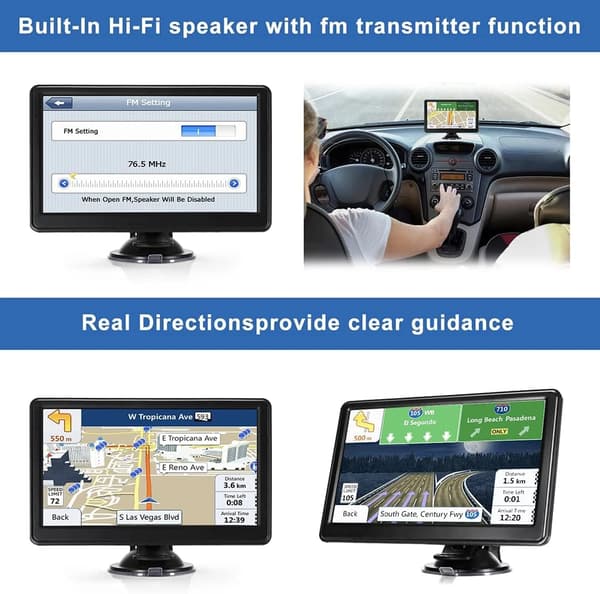 7 Tommer Touch Screen Bil Lastbil GPS Navigation Navigator Sat 8, ZQKLA