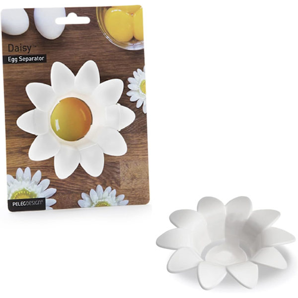 Daisy Äggseparator i Plast Vit Äggseparator Kök Ägg, ZQKLA
