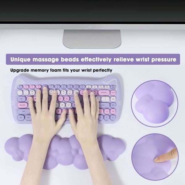 Gaming Tangentbords Handledsstöd, Memory Foam Tangentbords Handlovsstöd, ZQKLA