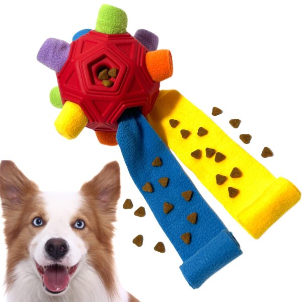 Nuuskapallo koiran leluille Särkymätön päivityspallo interaktiivinen