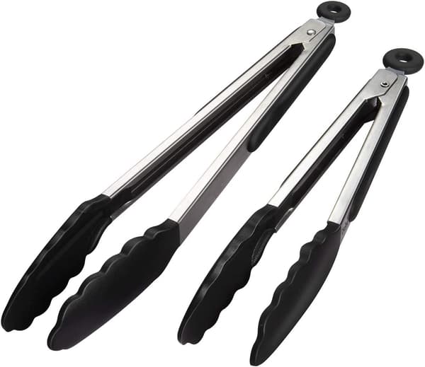 Kökstänger - 9'' & 12'' Rostfritt Stål Matlagnings Tänger