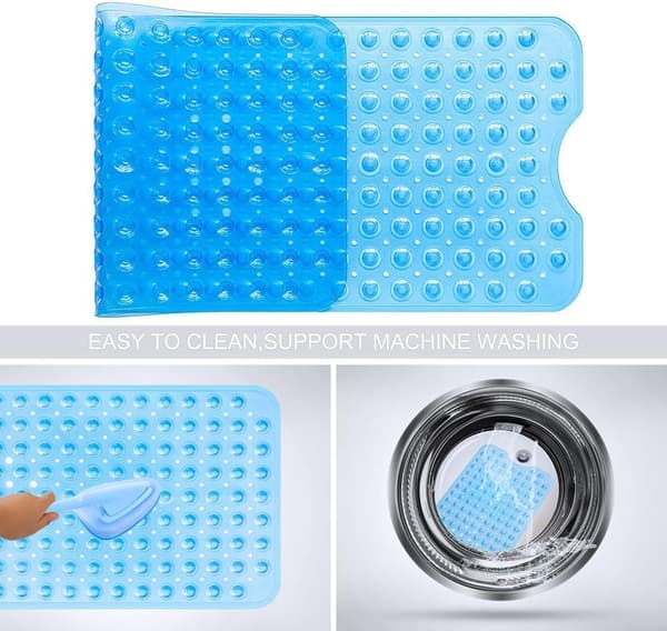 Antislipp Badematte Ekstra Lang, Sklisikker Badematte, ZQKLA