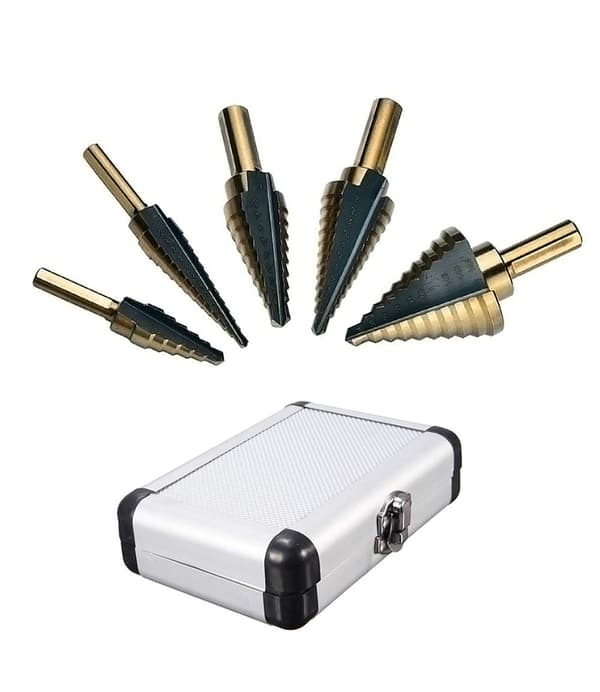 Stegborrsats 5 Delar Brittisk Set 1/4-1-3/8\" 3/16-7/8\" 1/4, ZQKLA