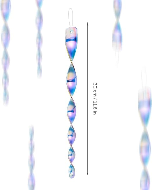 Fugleafviser, 6 Stk. Fugleafviser 30cm Reflekterende Repe, ZQKLA