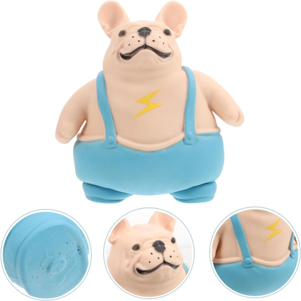 Critter Toys Hundleksaker Mjuka TPR-leksaker Långsam Återhämtning Klämma Musik