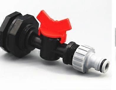 S60x6 Adapterventil og 3/4-Yvan (Kun hane) [PB] til splinterny 1000 liters IBC vandtank