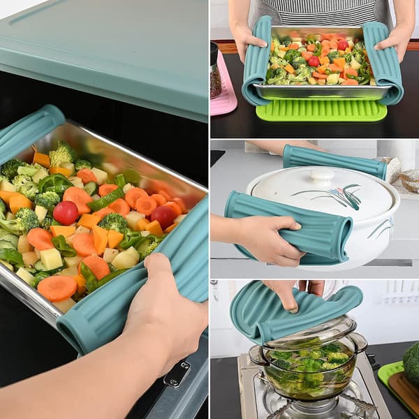 Silikon Trivet Matte for Serveringsunderlag, Panner og Potter