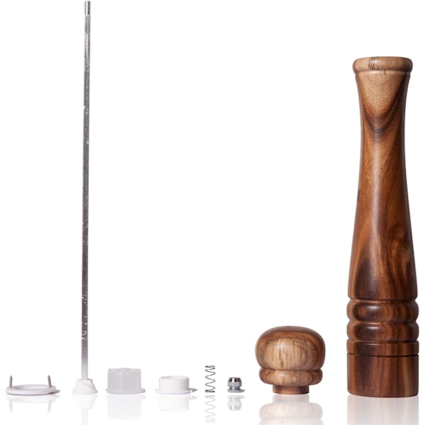 Peber- og saltkværn. Robust og justerbar kværn 27 cm høj