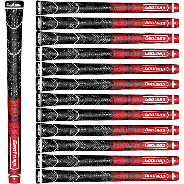 Golfgrepp Set om 13 - Cord Rubber Compound Material, Hybrid Golf Club Grepp, All Weather Performance.