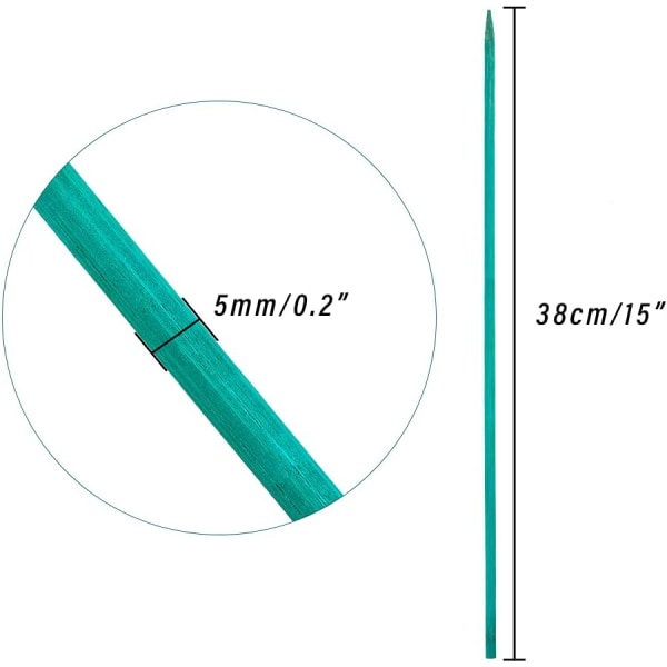 Lott på 50 38 cm grønne staker for planter til hagen,ZQKLA