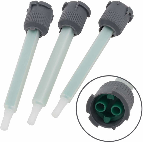 20 Pakning Epoksy Blandingsapplikator Pistolmunnstykker, for 50ml AB ​​G,ZQKLA