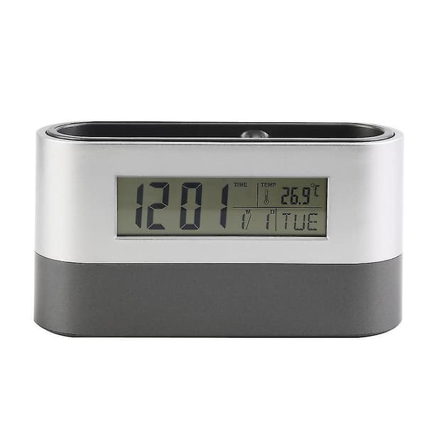 Multifunktionel Digital Snooze Vækkeur Penholder til Hjemmekontoret