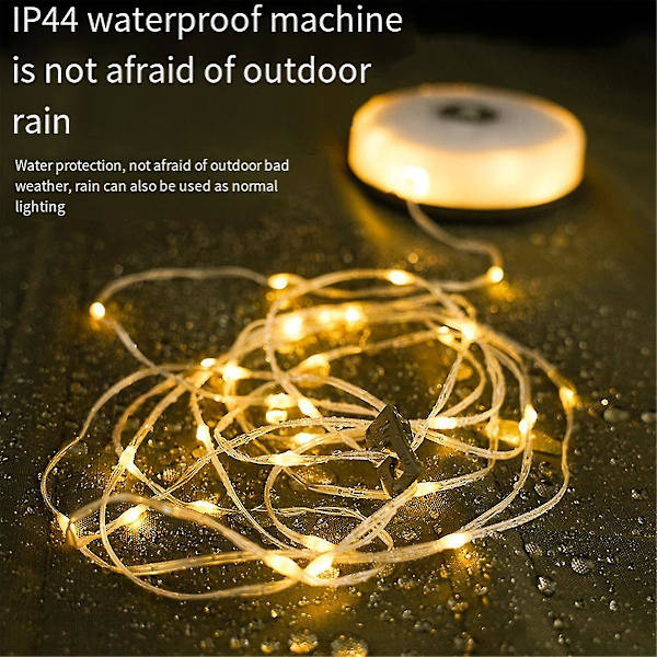 Camping String Lights, med 8 justerbare moduser, LED Camping Lantern Genopladelig, Camping Lights til Camping, Vandring, Telt