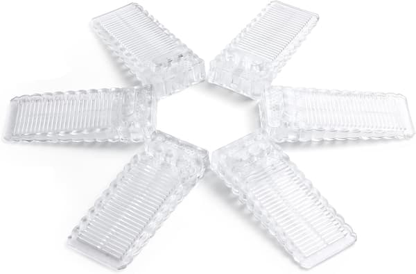 Set med 6 halkfria gummistötdämpare - Silikon Dörrstopp för Alla