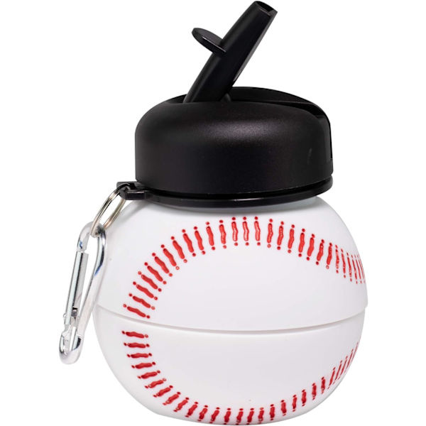 Klipsattava Kasaan Taittuva BPA-Vapaa Silikoninen Baseball-Vesipullo, ZQKLA
