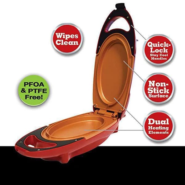 110V/220V Non-stick Elektrisk Crepe Maker Pizza Pandekage Bagepande