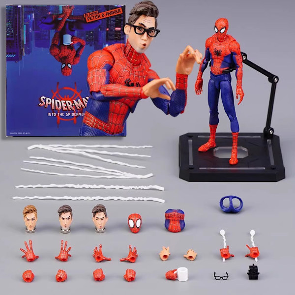 18 cm samlarbar spindel actionfigur, perfekt present till pojkar