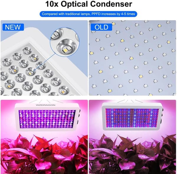 1000W LED-växtlampor Dubbla Chips Fullspektrum för Växthus a