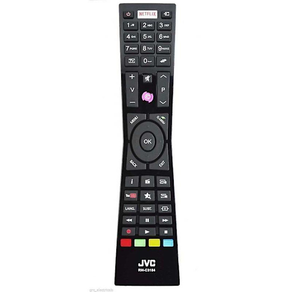 RM-C3184 Fjärrkontroll för JVC LCD LED TV LT32VH53A LT55V73AU LT43VF53A
