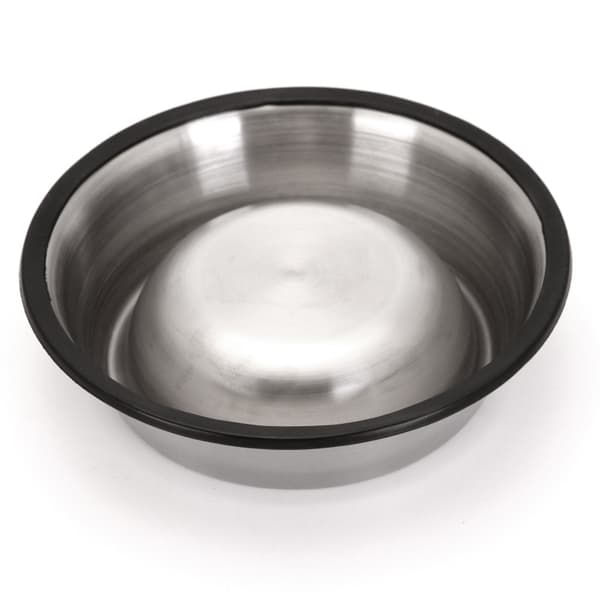 Hundskål i rostfritt stål (Medium skål - 600 ml kapacitet)
