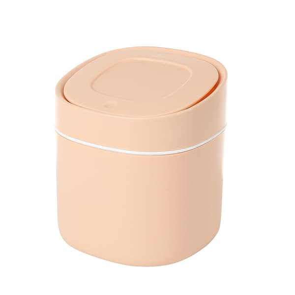 Mini Bordssopbehållare med Lock Liten Sovrum Pappers Sopbehållare fo