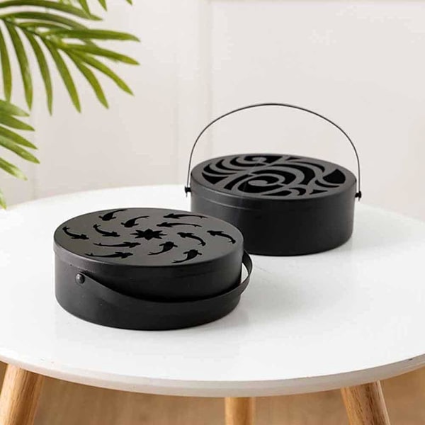 Myggspiralhållare i rostfritt stål, Myggspiralhållare I,ZQKLA
