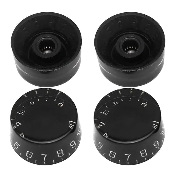 4 stk. Elektrisk Guitar Top Hat Knobs Speed Volume Tone Control Knobs Kompatibel Til Les Paul Lp Style