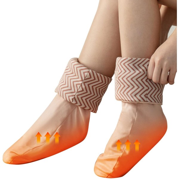 Oppvarmede sokker for menn/kvinner - Oppgradert oppladbar elektrisk ,ZQKLA
