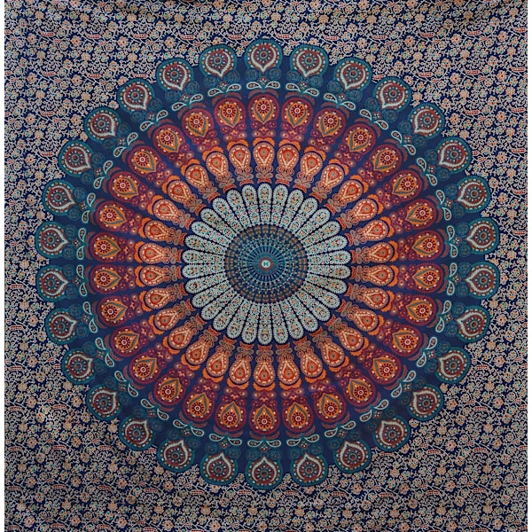 Seinävaate Lahja Seinävaatteet Hippie Mandala Bohemian Psychedelic, ZQKLA