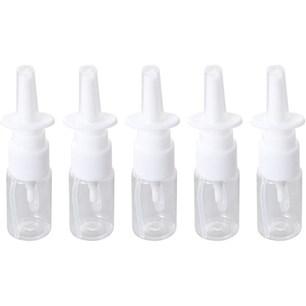 5 stycken 10 ml nässprayflaskor, påfyllningsbara nässprayflaskor, ZQKLA