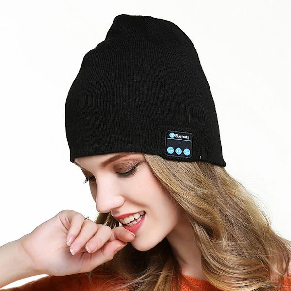 Miesten ja naisten Bluetooth-langaton musiikki- ja puhelutoimisella neulotulla hatulla, ZQKLA