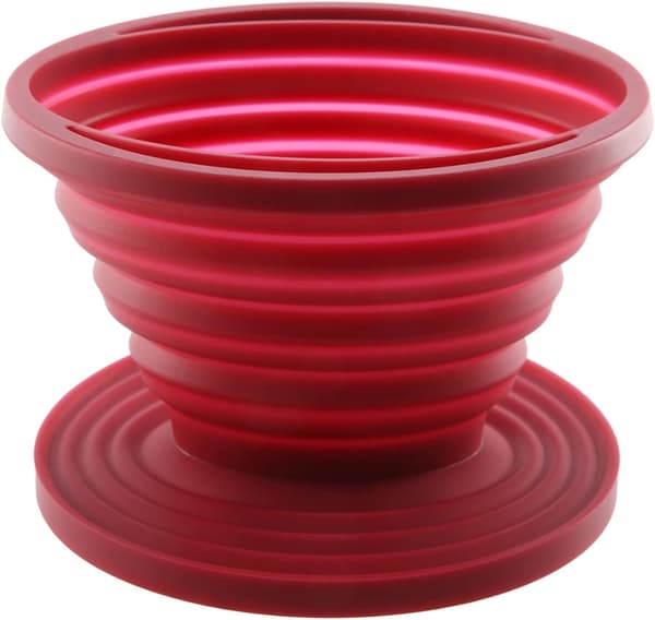 Sammenleggbar Camp Pour Over Kaffe Drypper for Camping, Gjenbrukbar Silikon